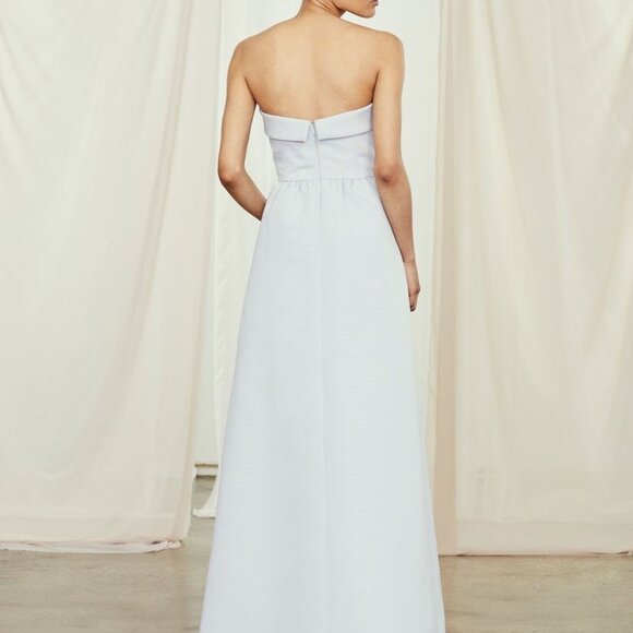 Amsale Rene Dress In Ivory - Picture 9 of 9